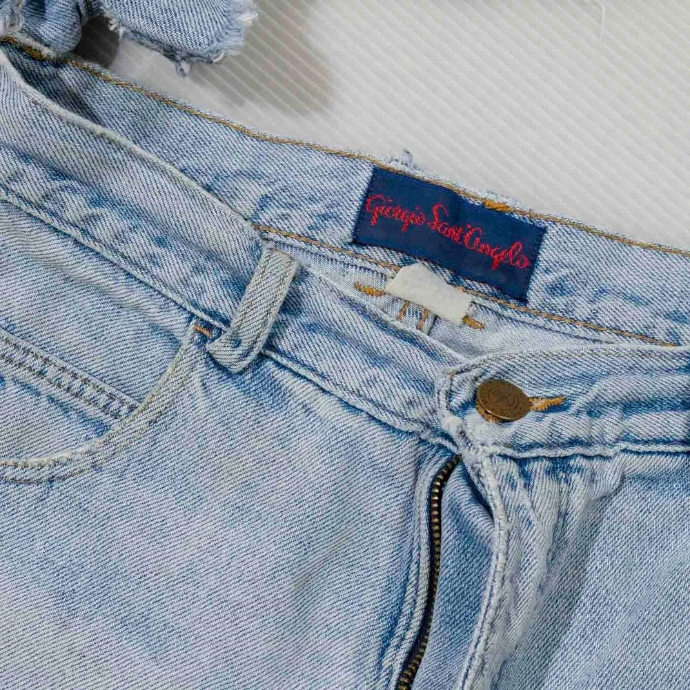 Vintage 90s Old Navy Giorgio Sant Angelo Denim Cutoff Shorts Thrashed Bundle 28